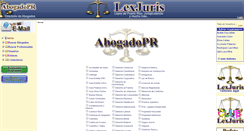 Desktop Screenshot of abogado.lexjuris.net