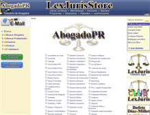 Tablet Screenshot of abogado.lexjuris.net