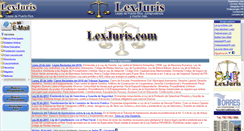 Desktop Screenshot of lexjuris.com