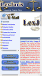 Mobile Screenshot of lexjuris.com