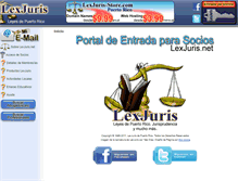 Tablet Screenshot of lexjuris.net